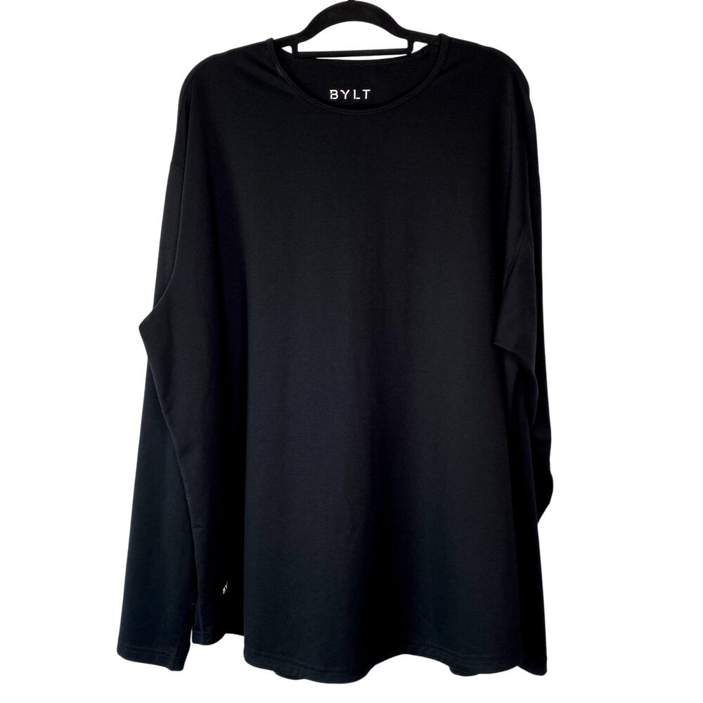 BYLT Black Drop Cut Long Sleeve BYLT Blend Size XXXL